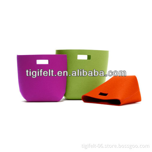 2013 New Colorful Felt Storage Basket